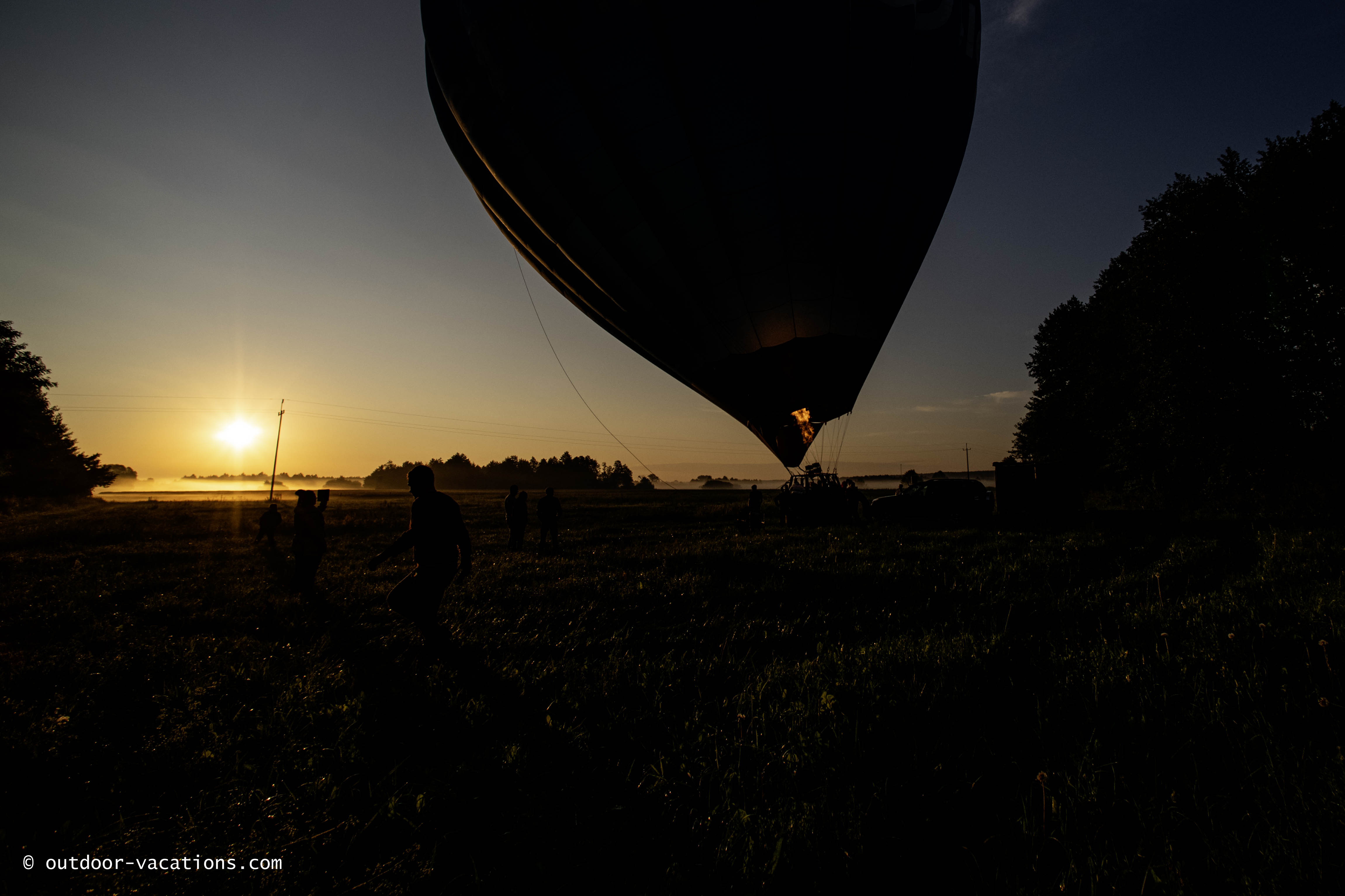 Hot Air Balloon Safari Flight with pick up from Warsaw